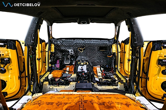 Пол, внутренние арки, багажник