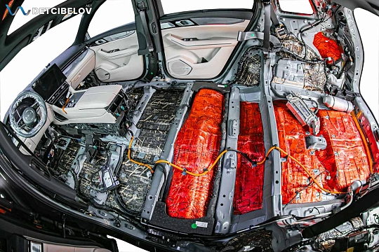 Пол, внутренние арки, багажник