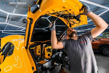 Lamborghini Urus: полная шумоизоляция материалами Comfort mat