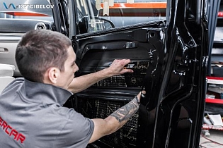 Mercedes-Benz V-Класс III (W447) Рестайлинг 2: полная шумоизоляция STP Максимум