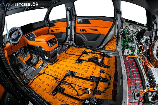 Пол, внутренние арки, багажник